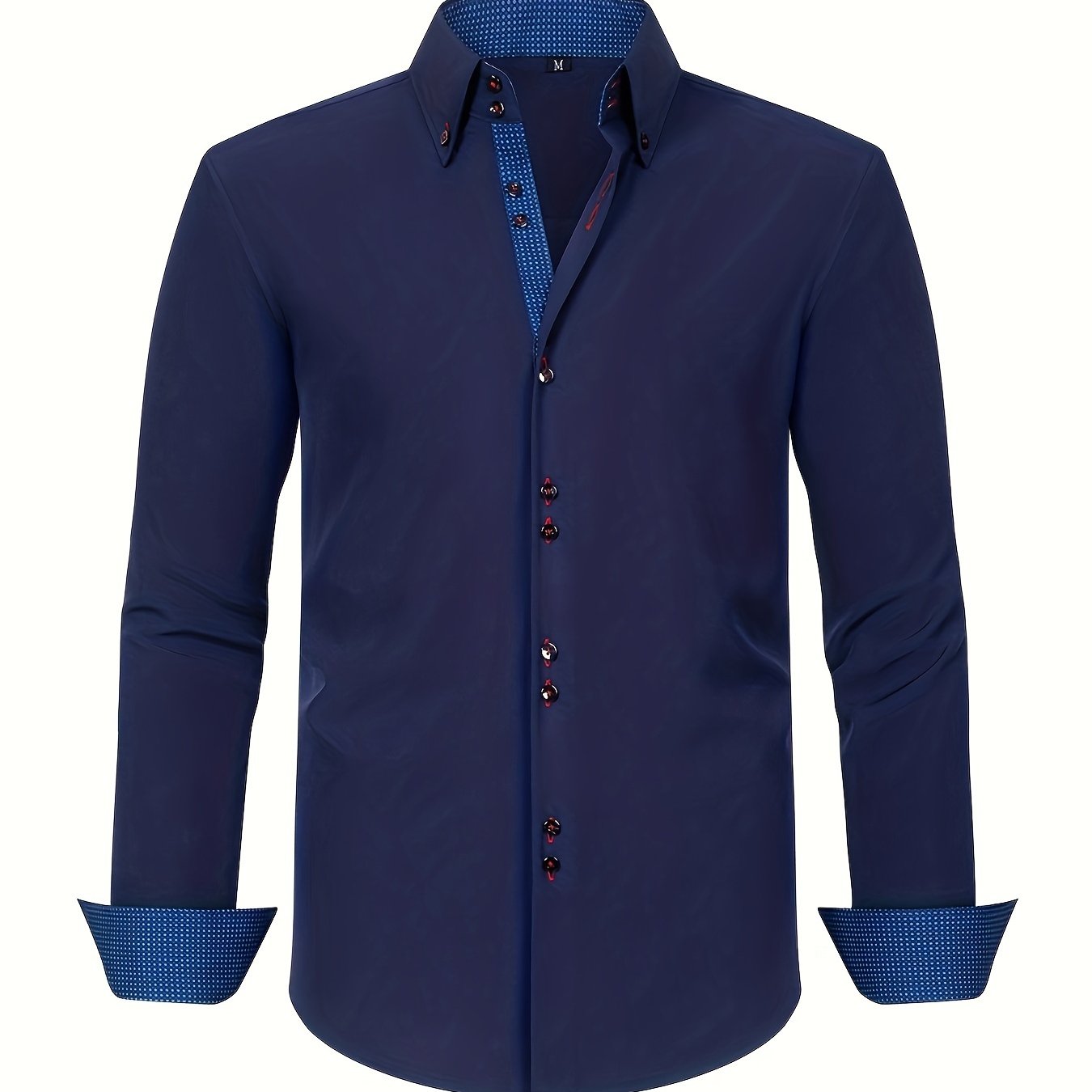 Men's Lightweight Elegant Contrast Shirt