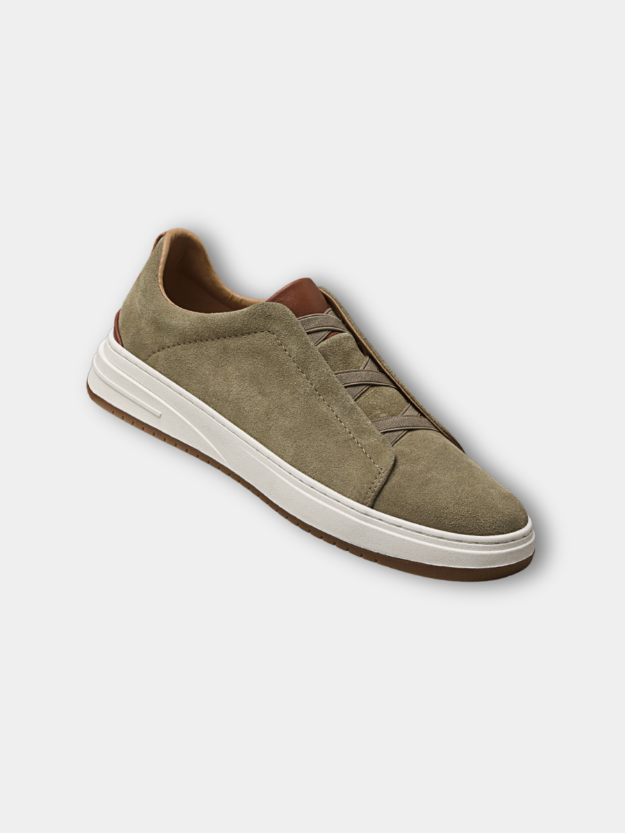 Men's Suede Lace-Free Shoes