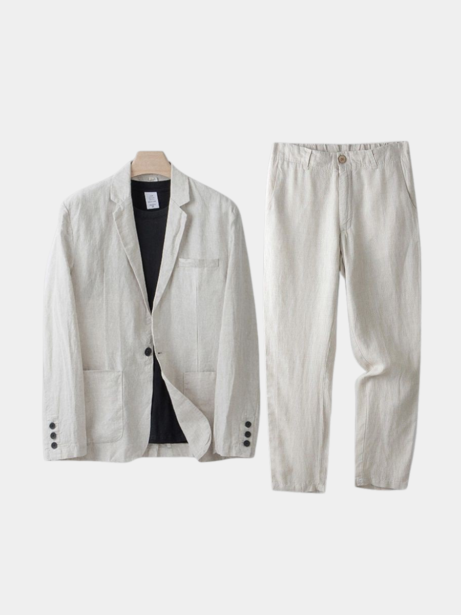 Men's Linen Blend Suit
