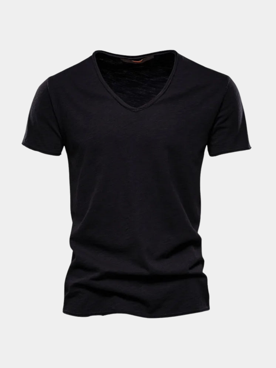 Men's V-Neck Cotton T-Shirt