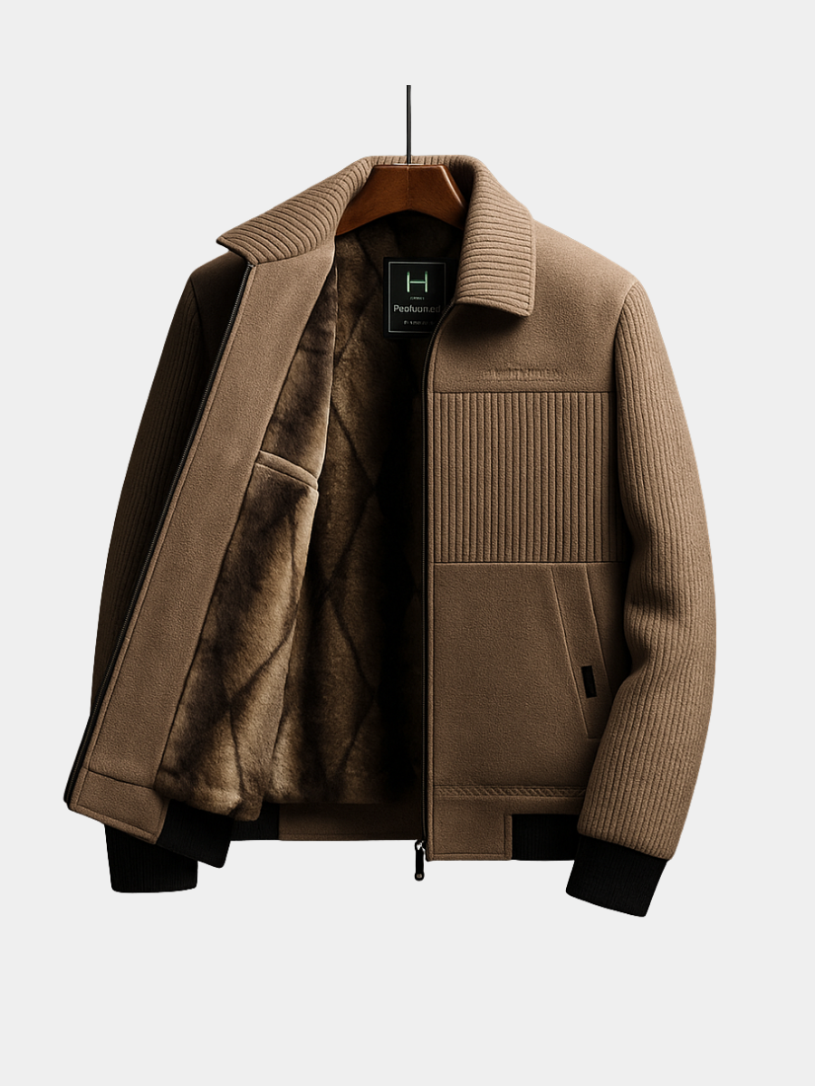 Men's Textured Zip Jacket