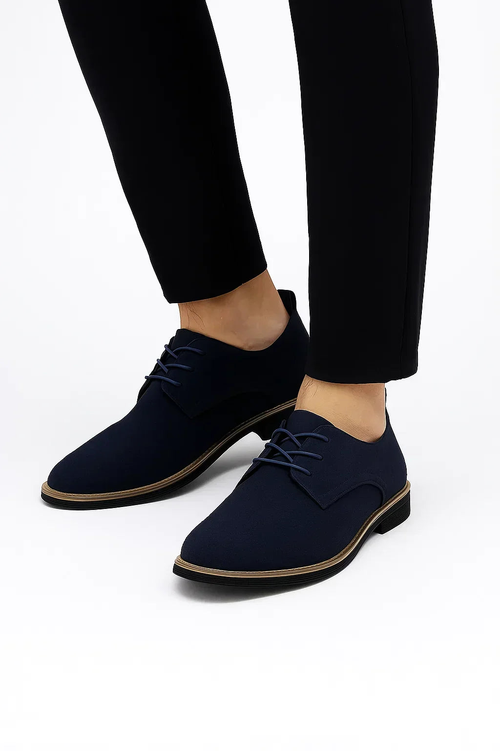Men's Oxford Shoes Suede Leather Lace-Up Business Casual
