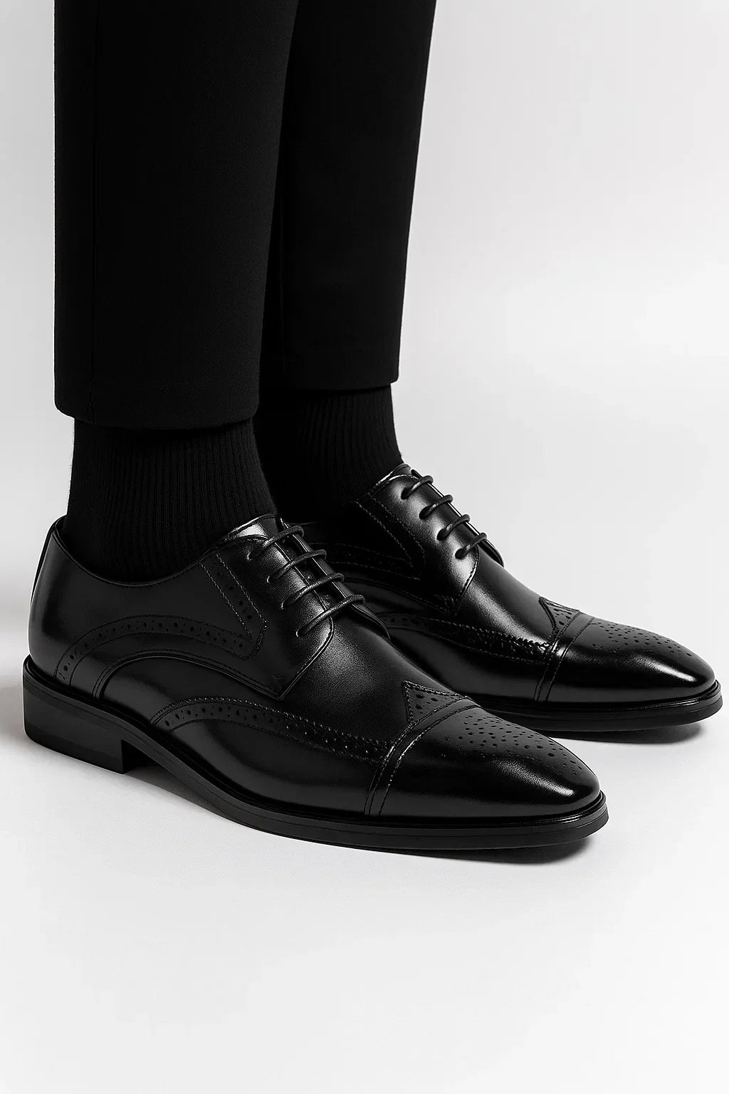 Men's Dress Shoes Genuine Leather Oxford Formal Footwear