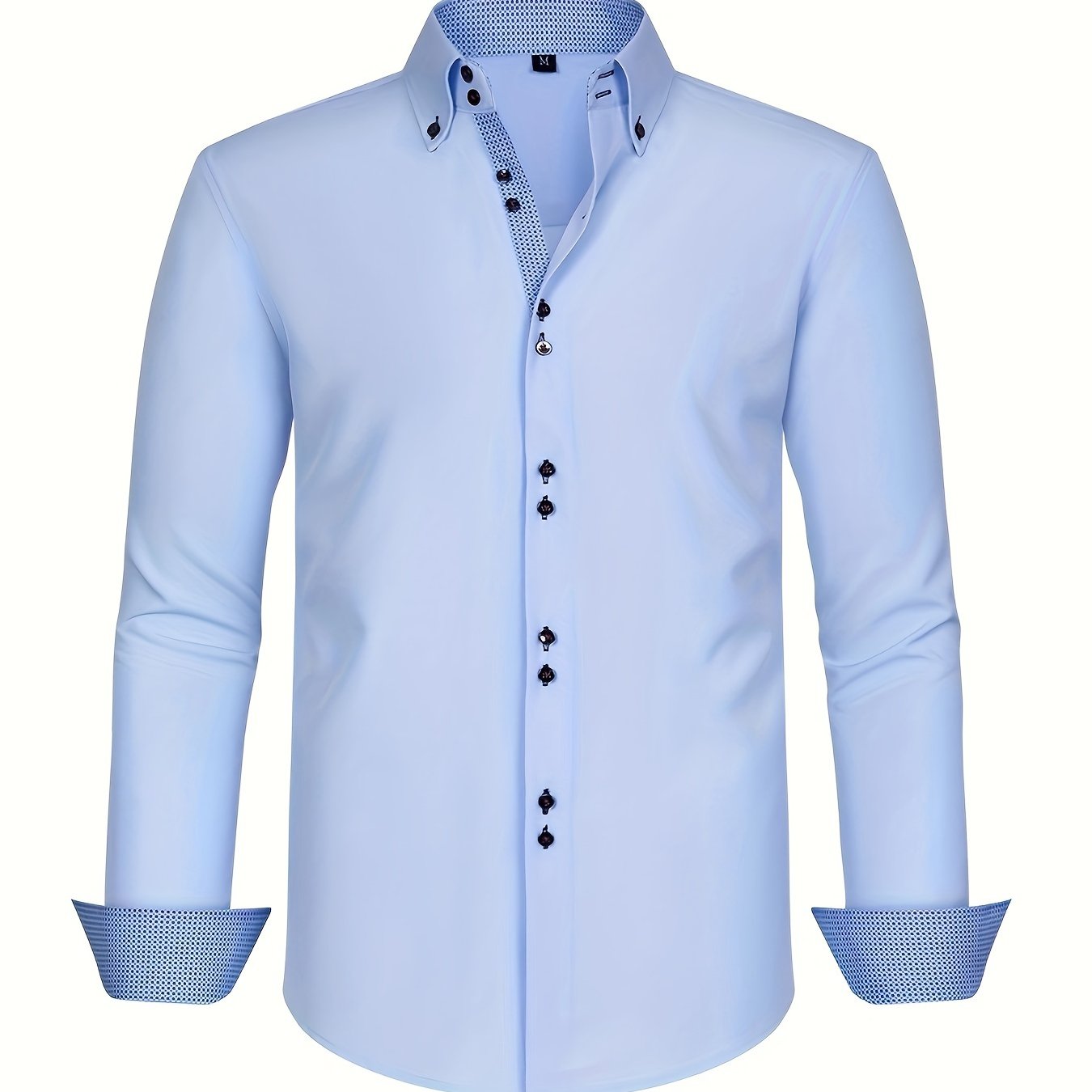 Men's Lightweight Elegant Contrast Shirt
