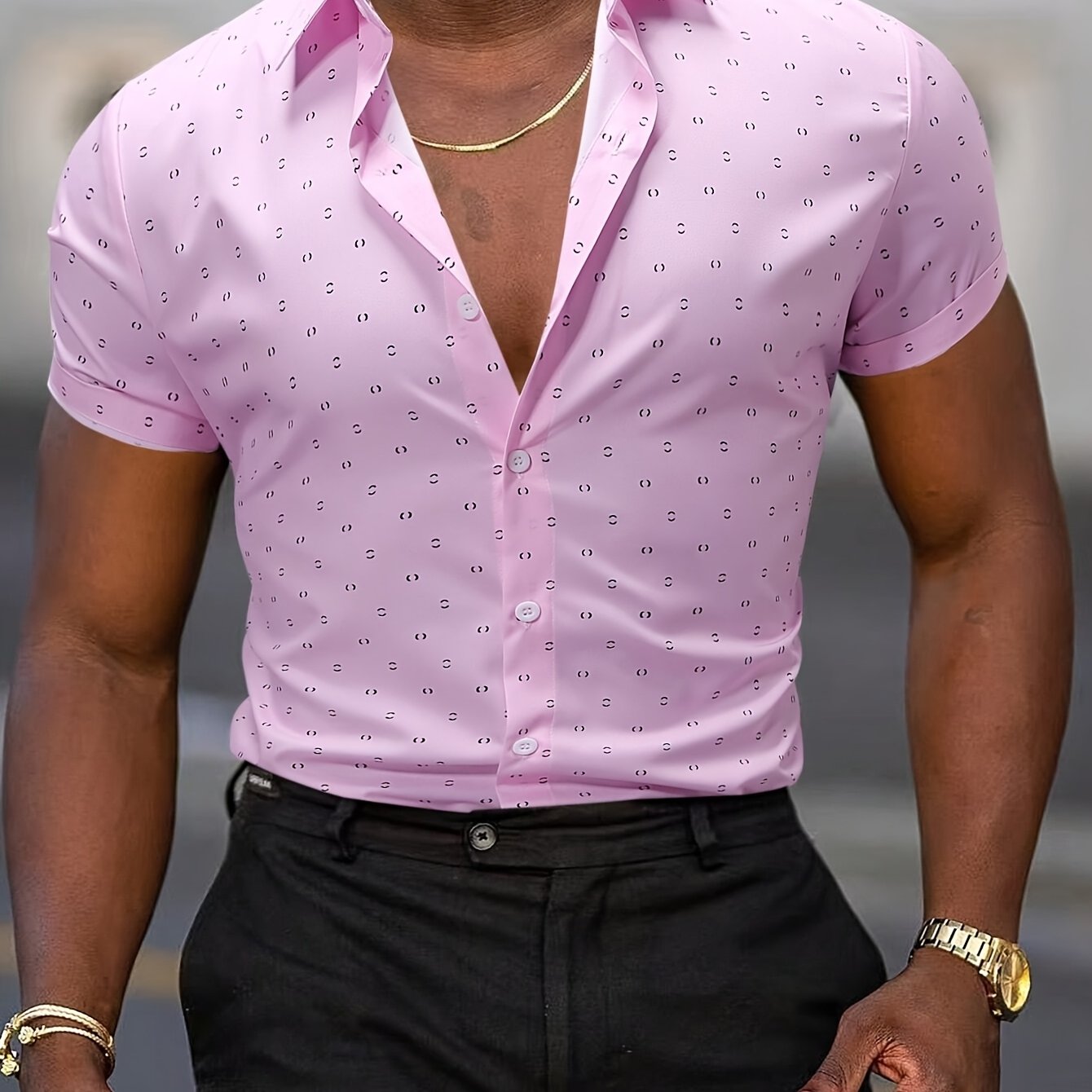 Men's Printed Summer Shirt