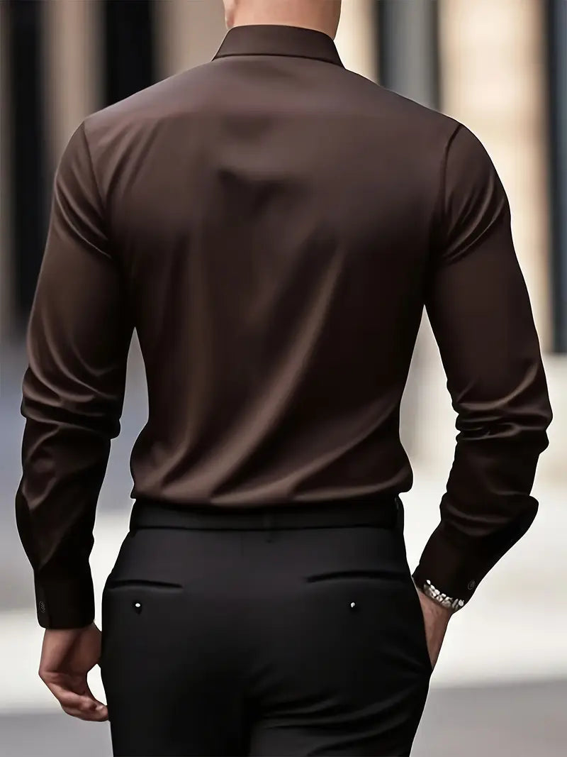 Men's Breathable Long Sleeve Shirt