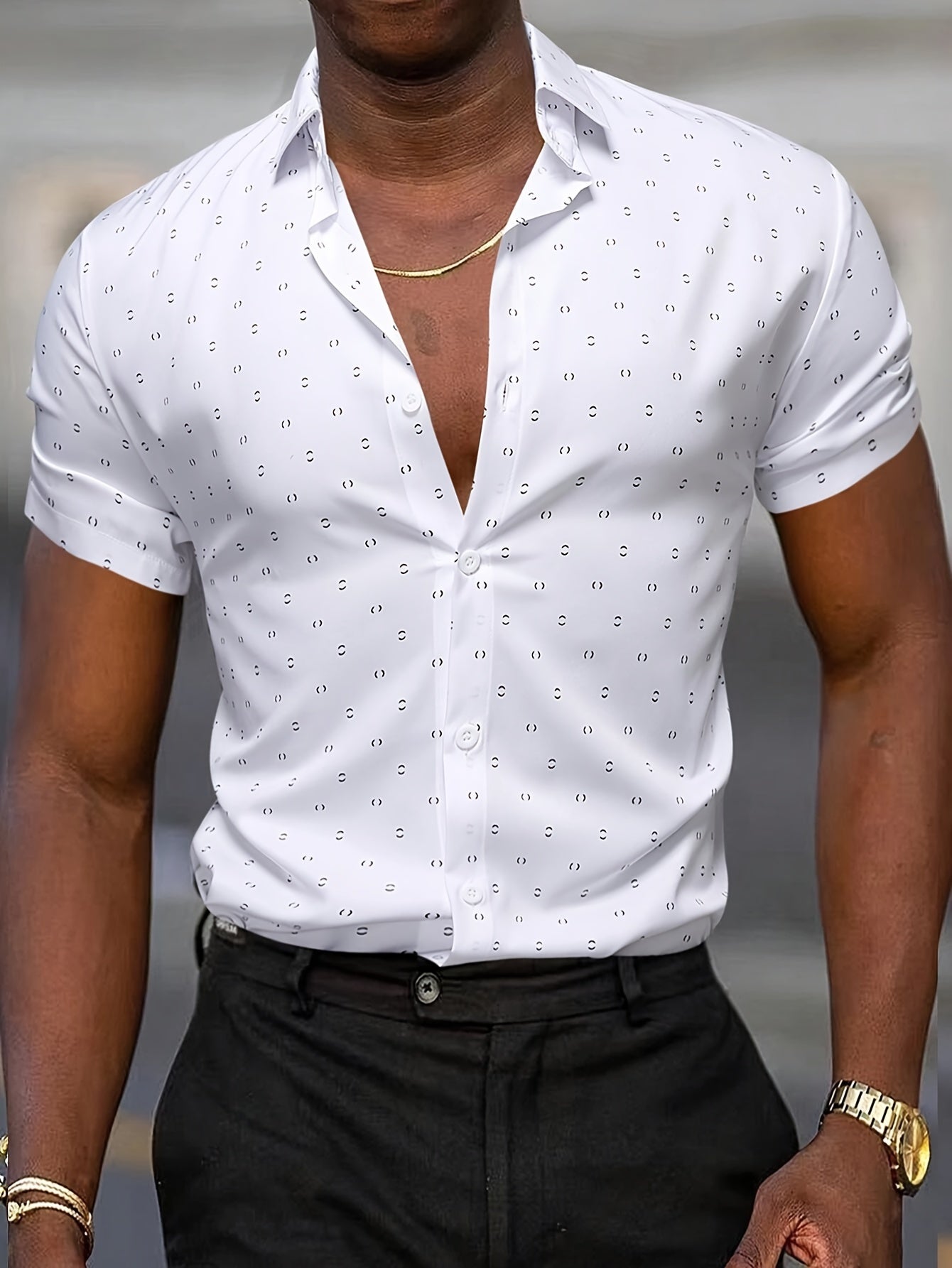 Men's Printed Summer Shirt