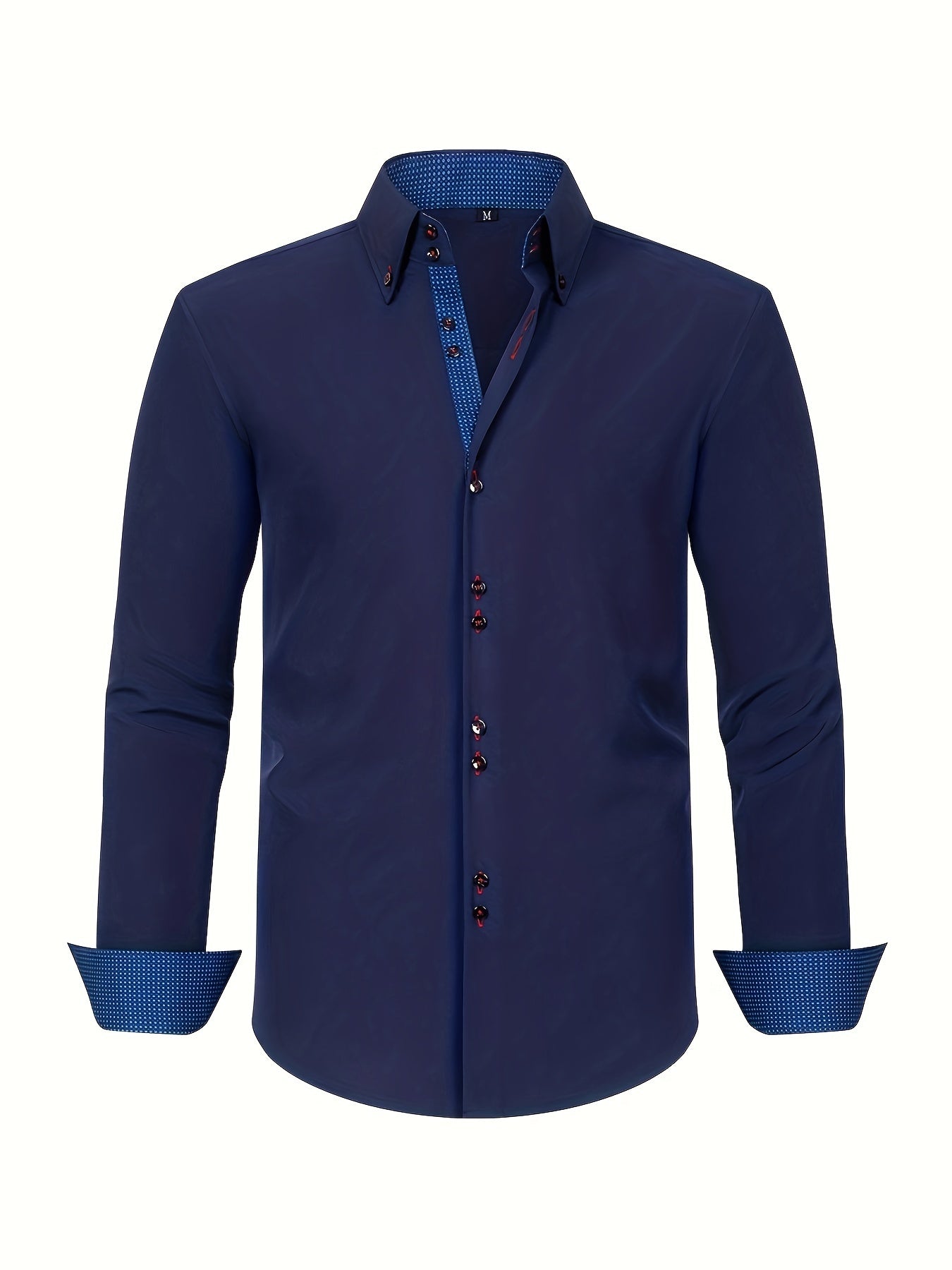 Men's Lightweight Elegant Contrast Shirt