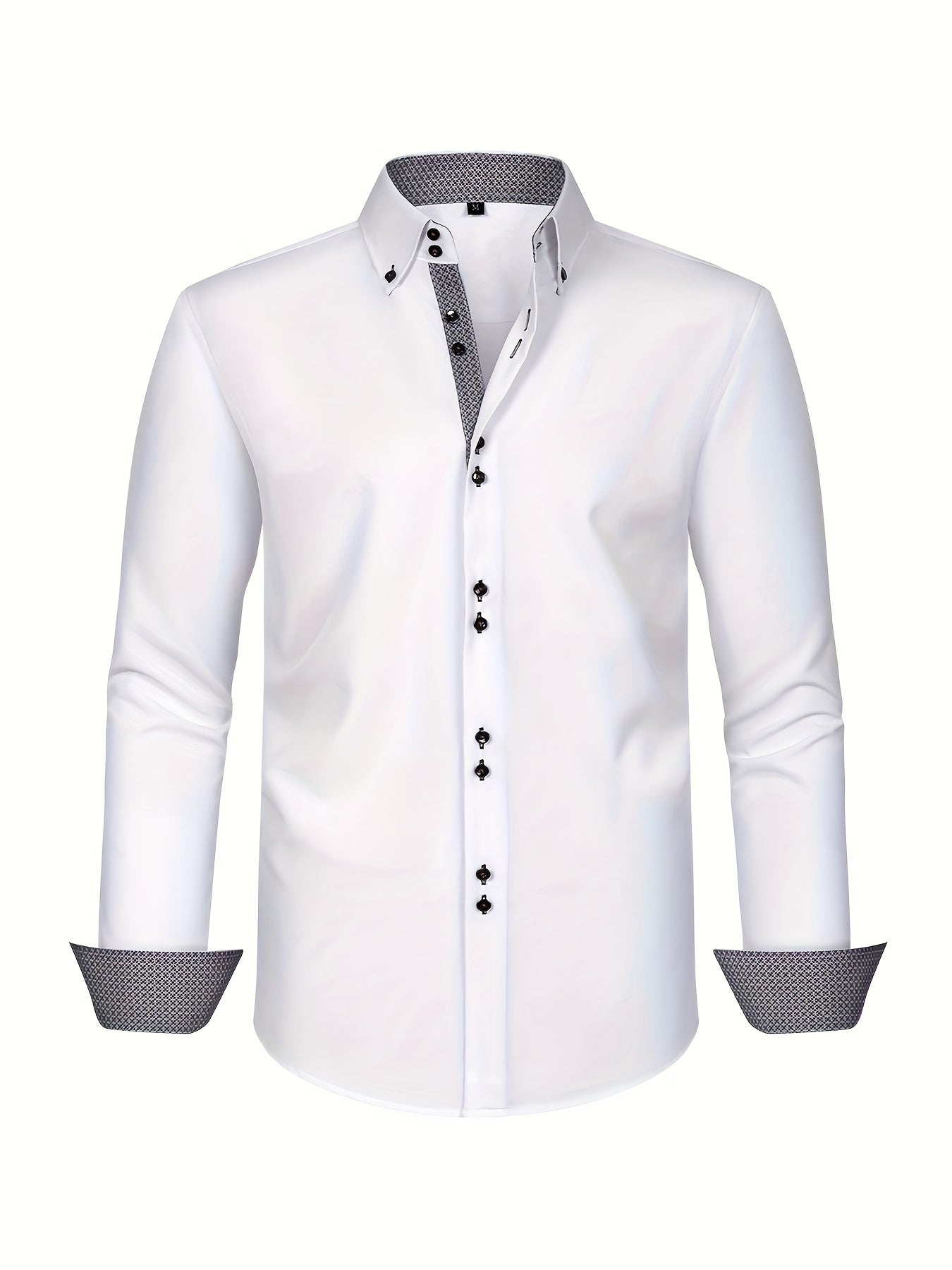 Men's Lightweight Elegant Contrast Shirt