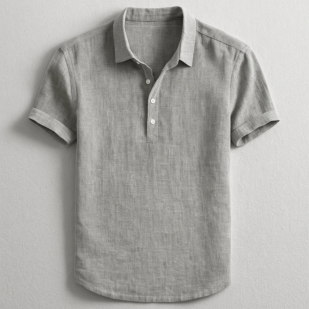 Men's Linen Polo
