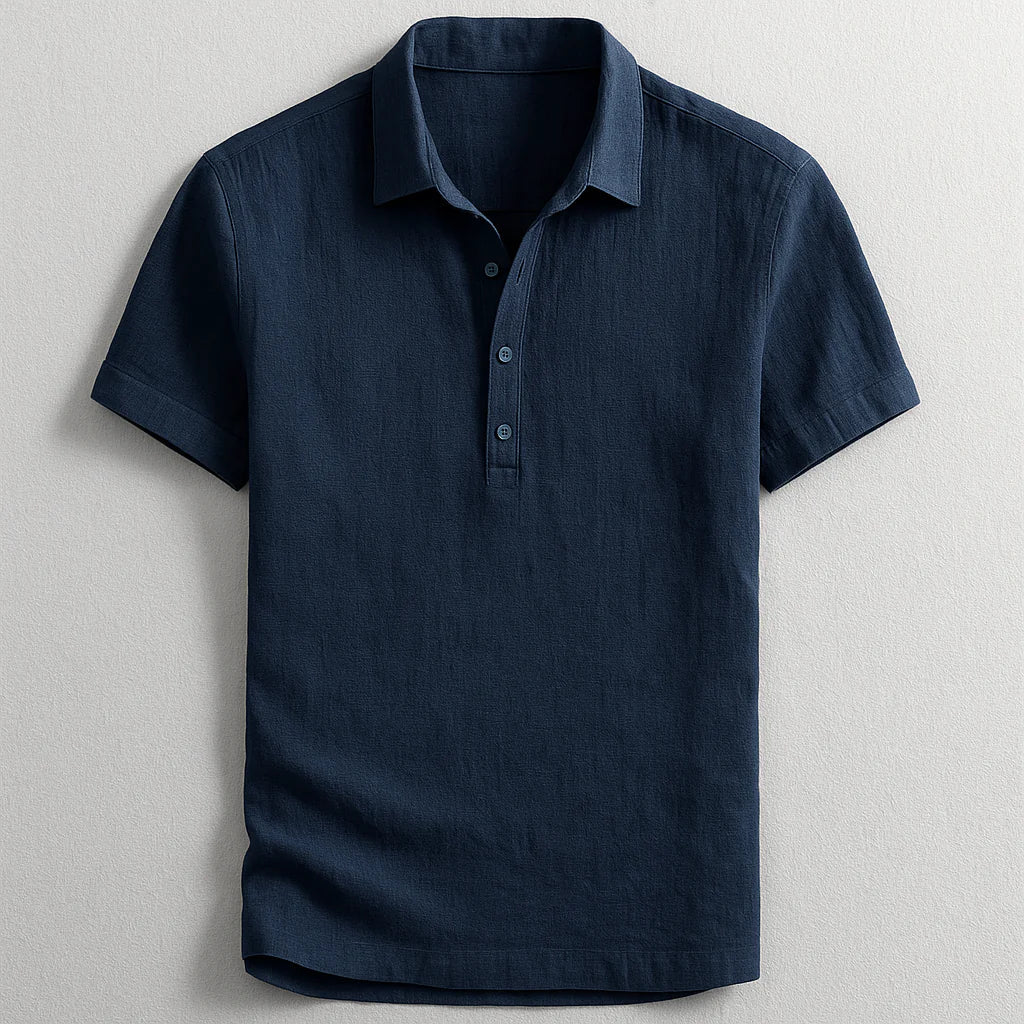 Men's Linen Polo