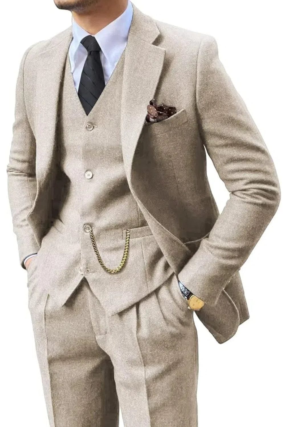 Men's Chevron Suit