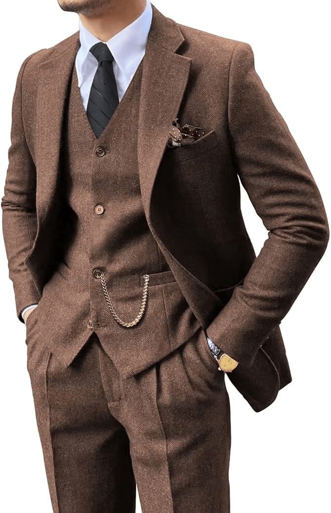 Men's Chevron Suit