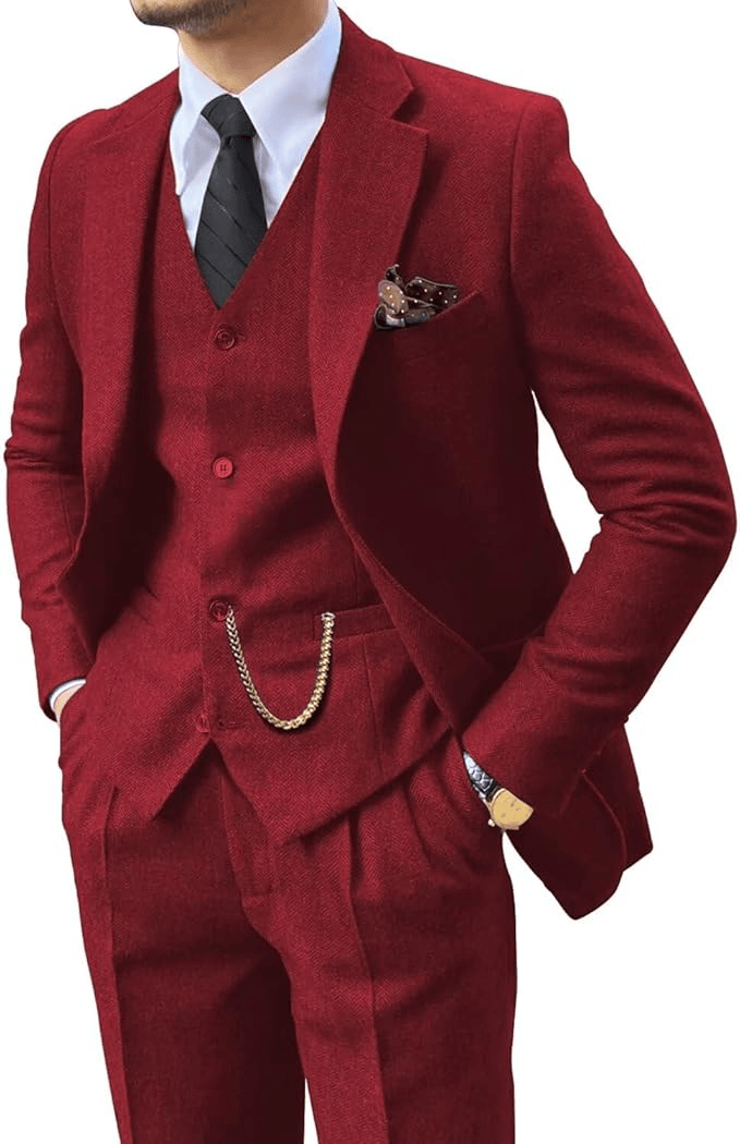 Men's Chevron Suit