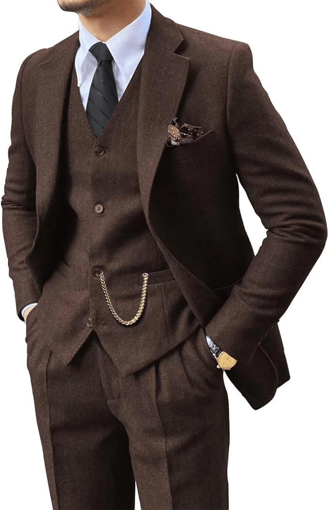 Men's Chevron Suit