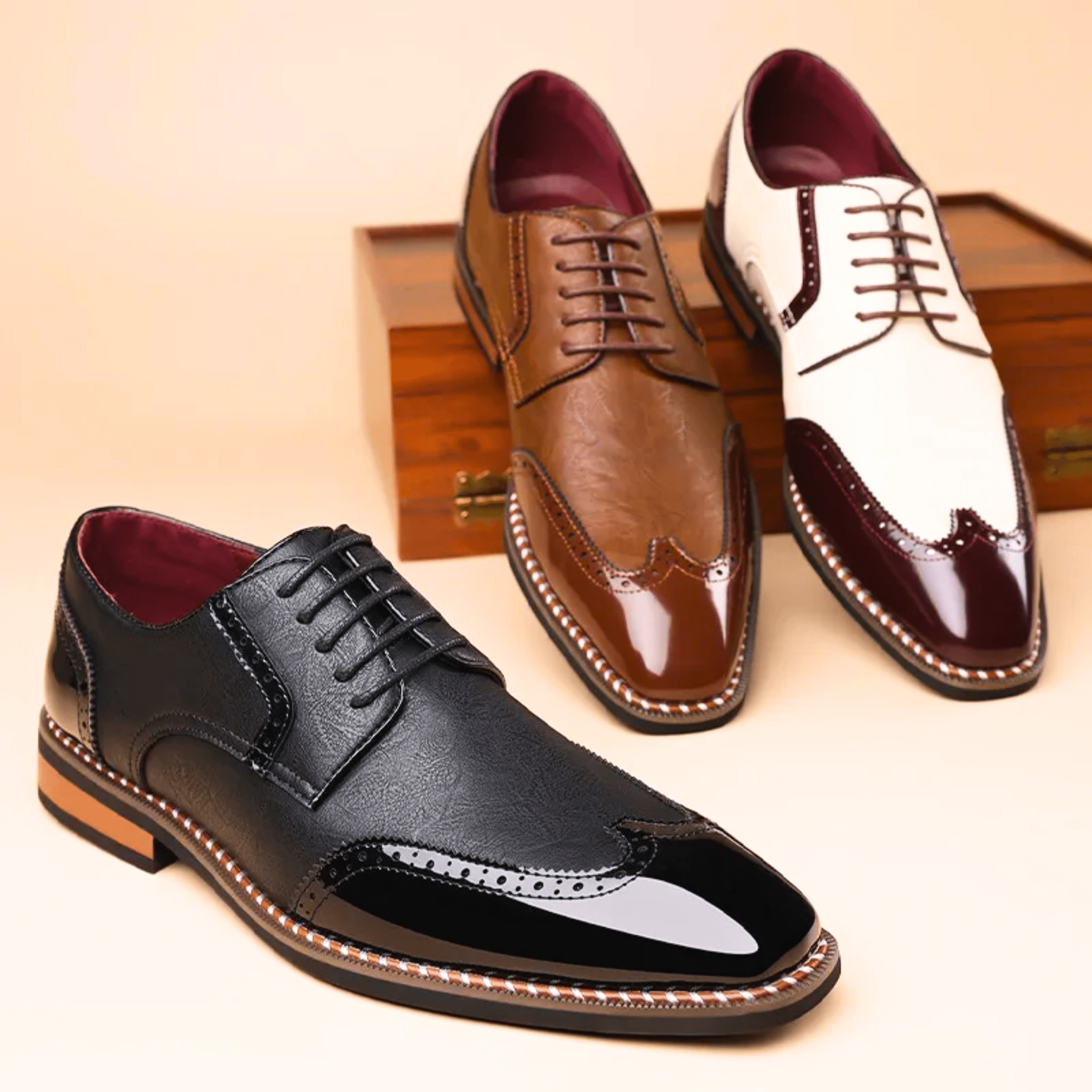 Men's Two-Tone Shoes