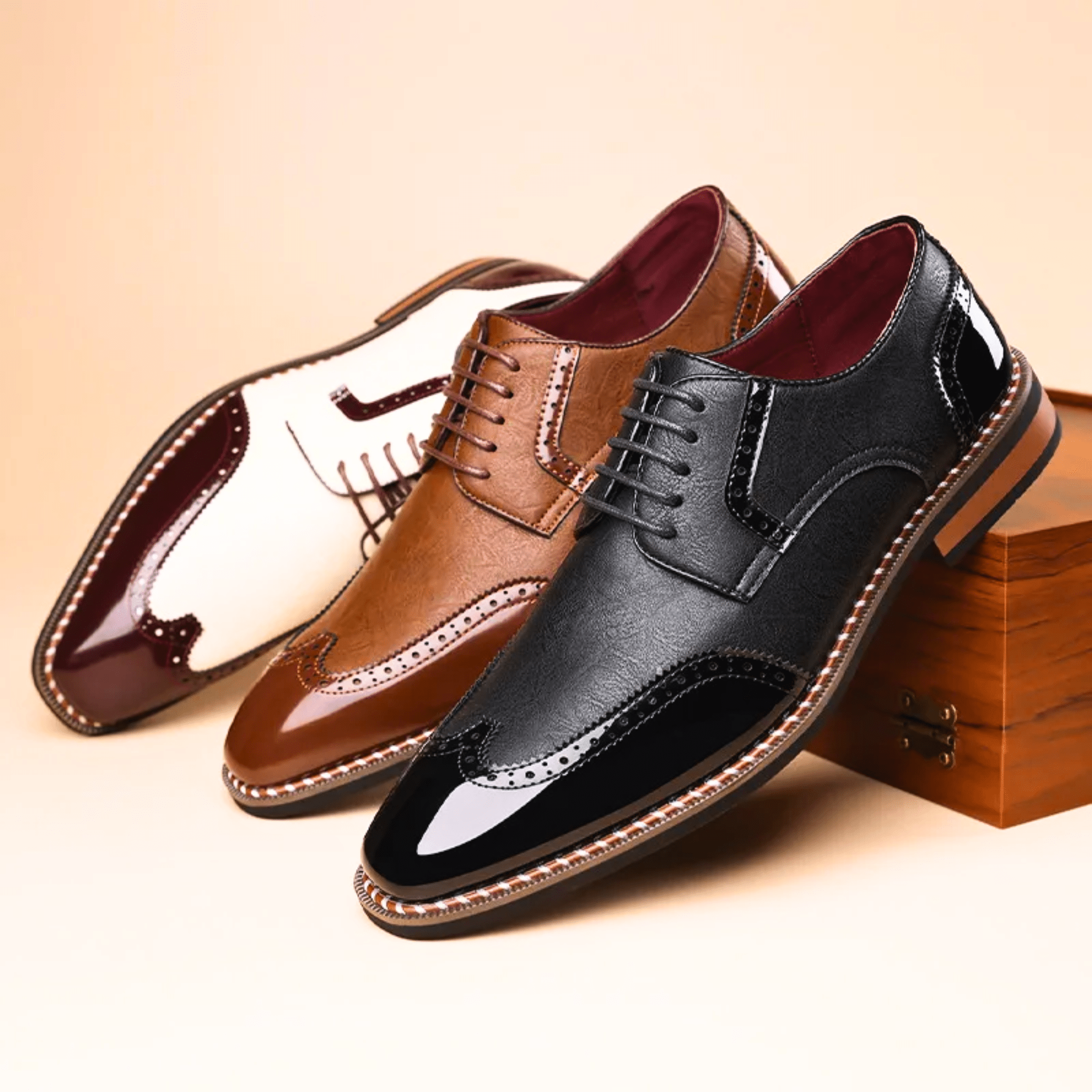 Men's Two-Tone Shoes