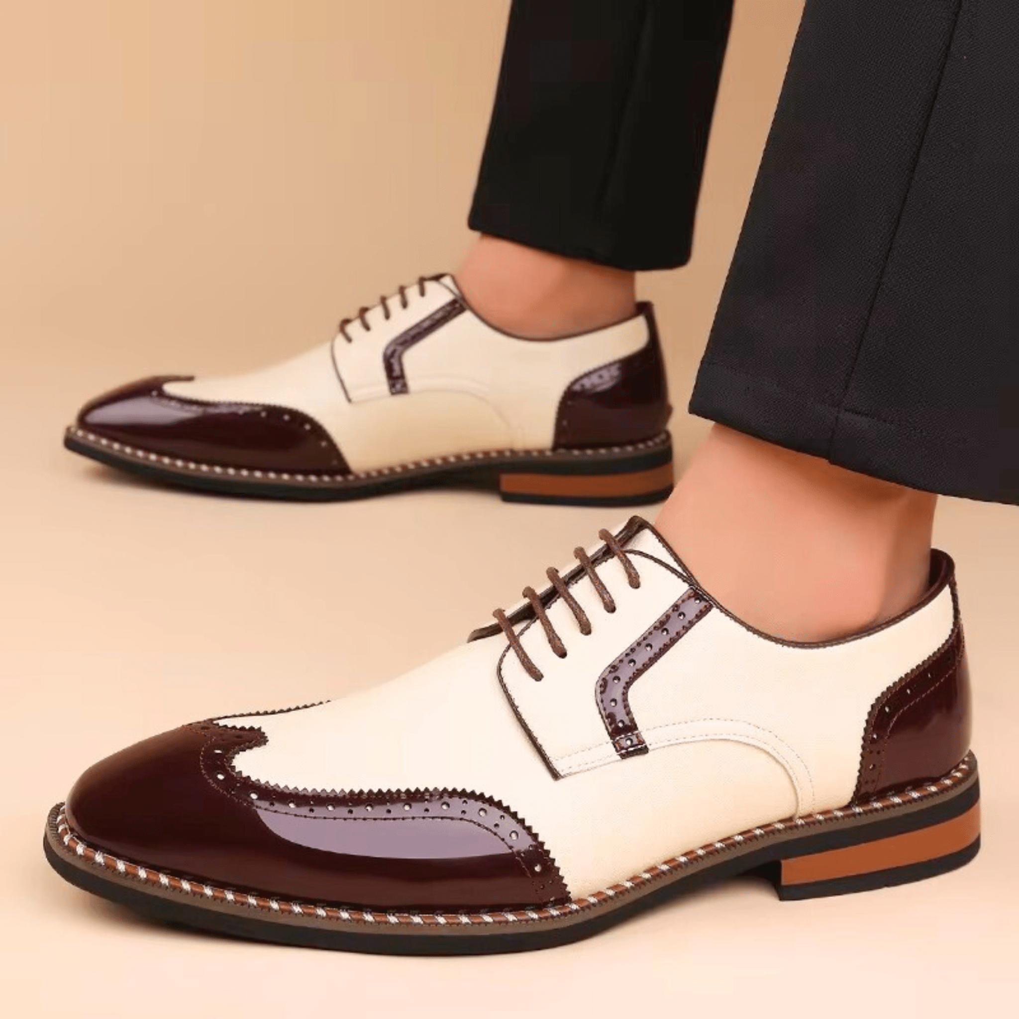 Men's Two-Tone Shoes
