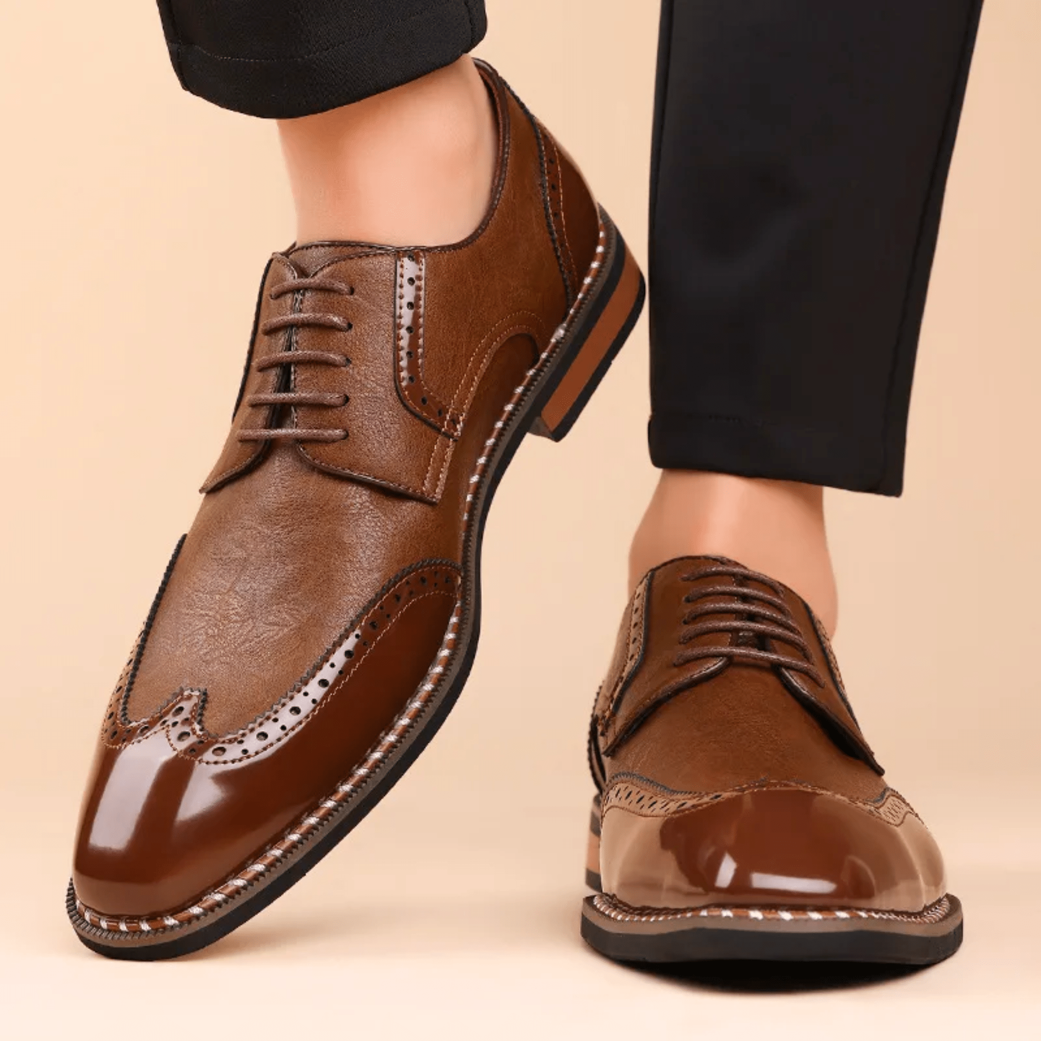 Men's Two-Tone Shoes