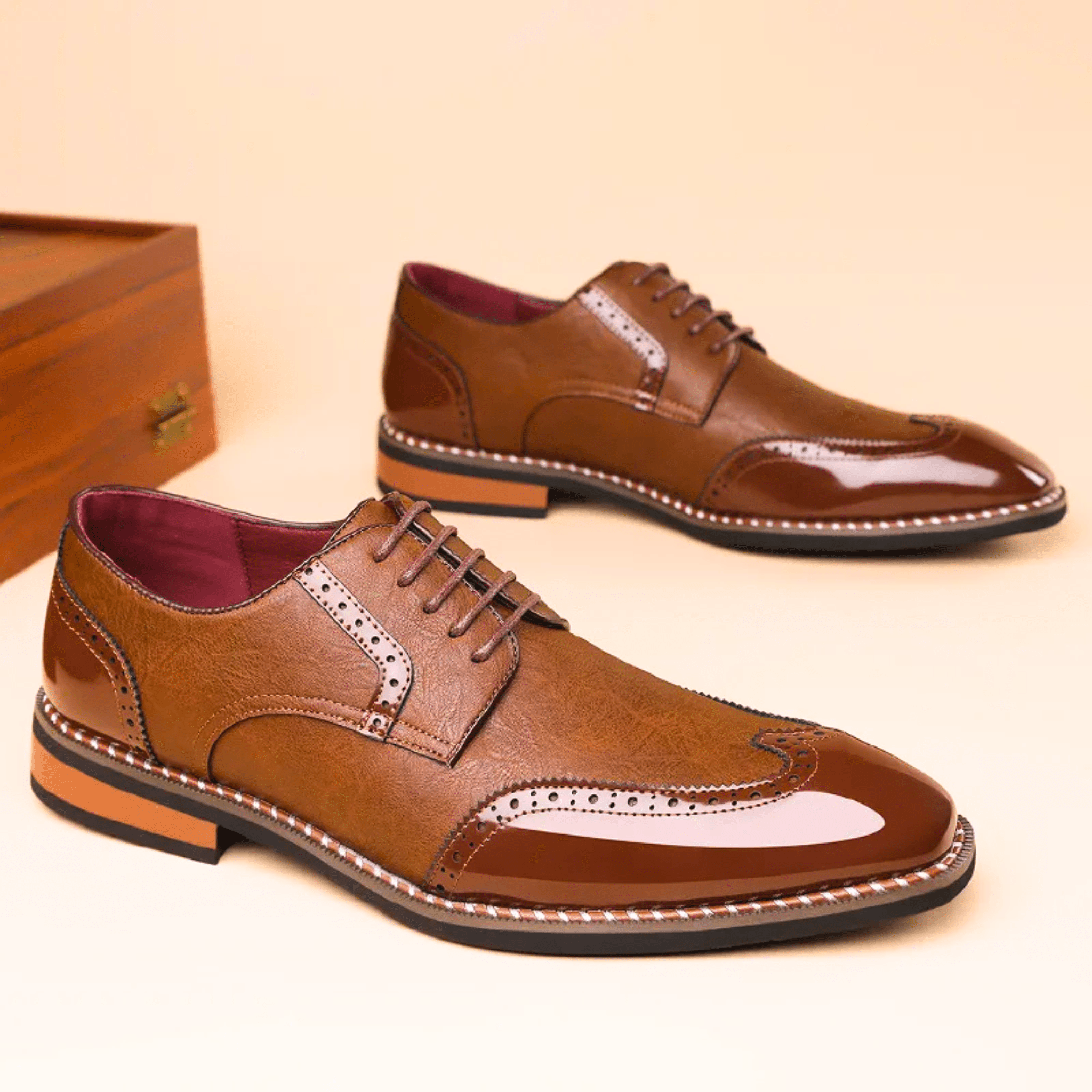 Men's Two-Tone Shoes