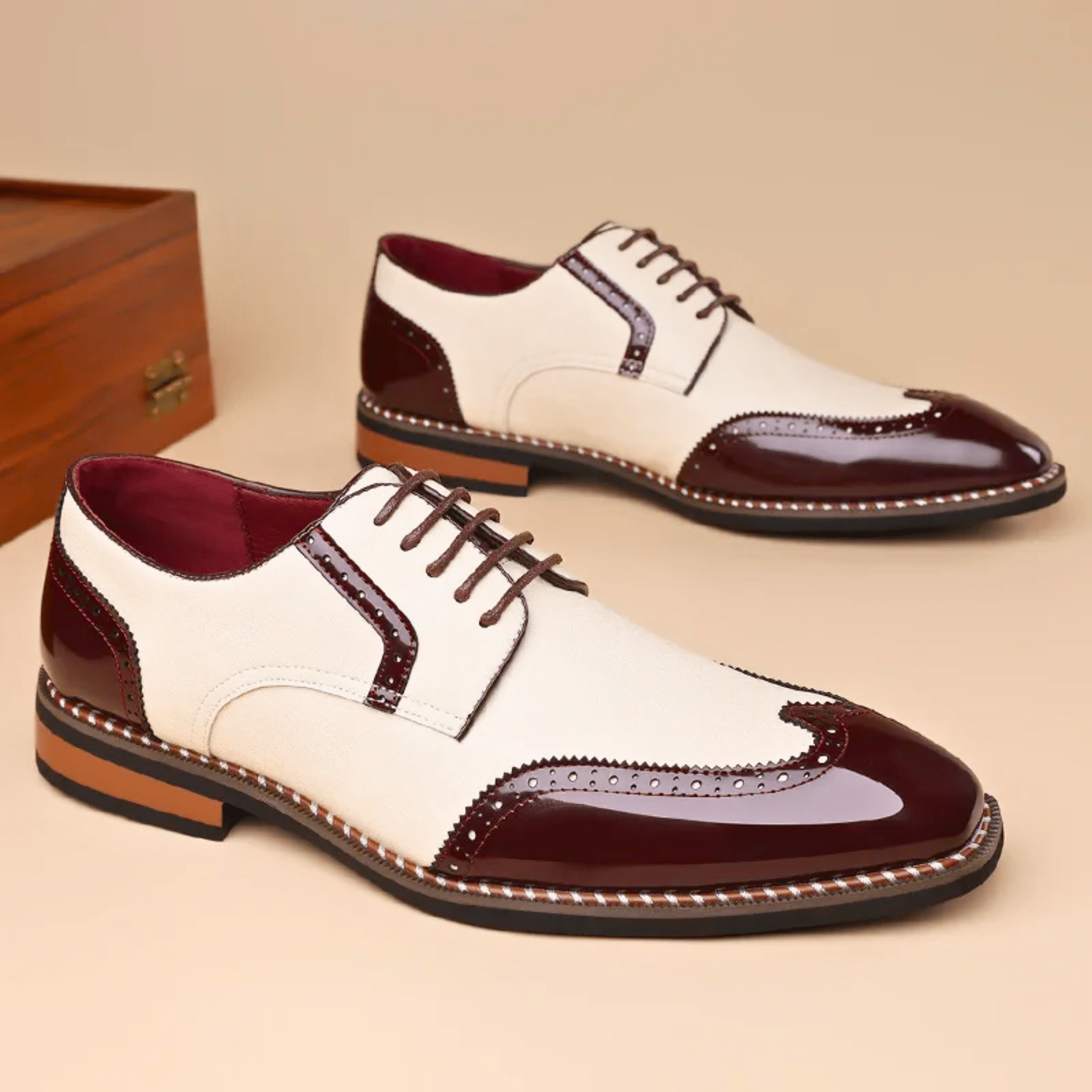 Men's Two-Tone Shoes