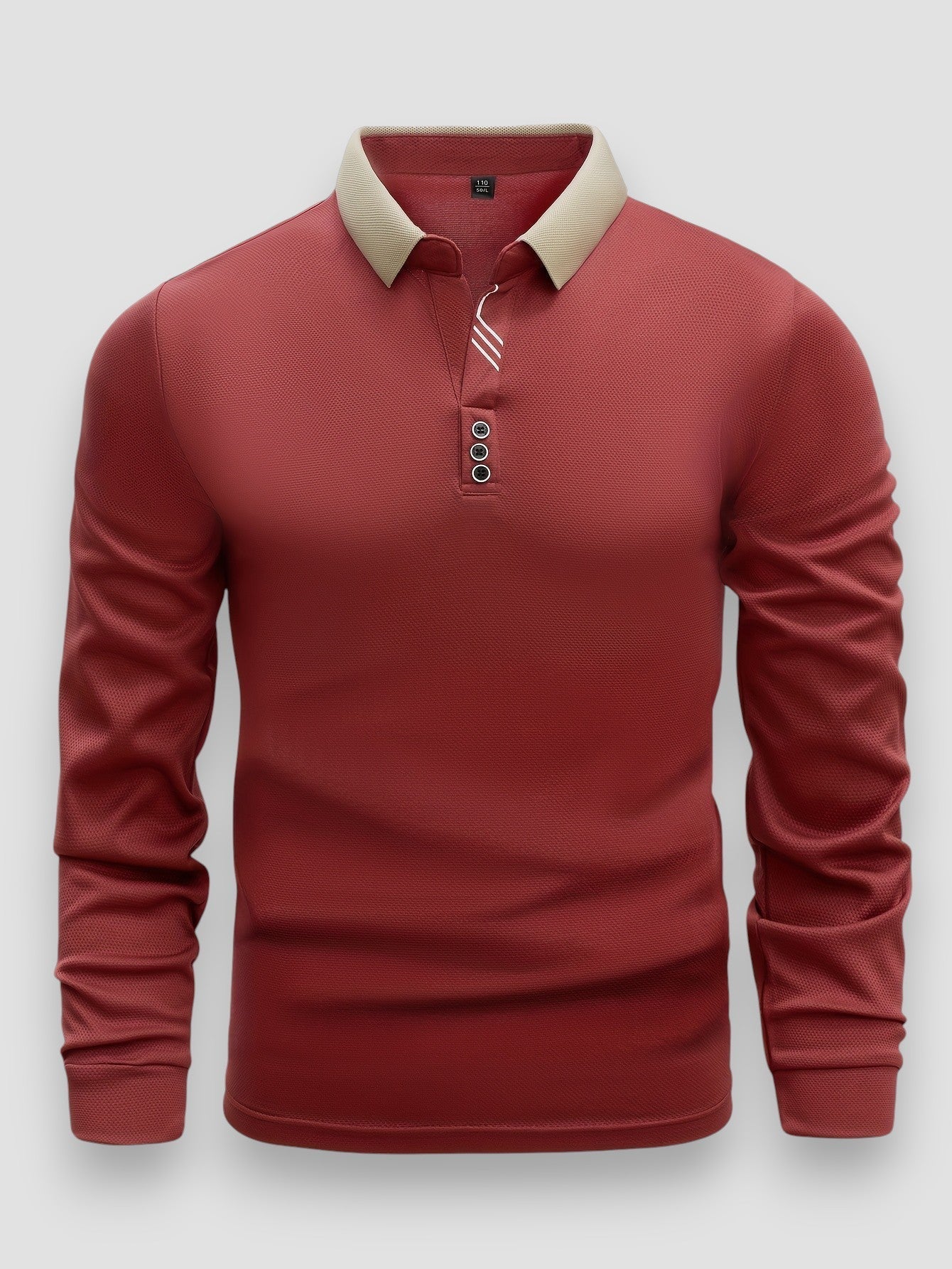 Men's Luxury Long Sleeve Polo